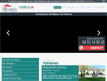 Tablet Screenshot of lesbastides-trabeco.fr